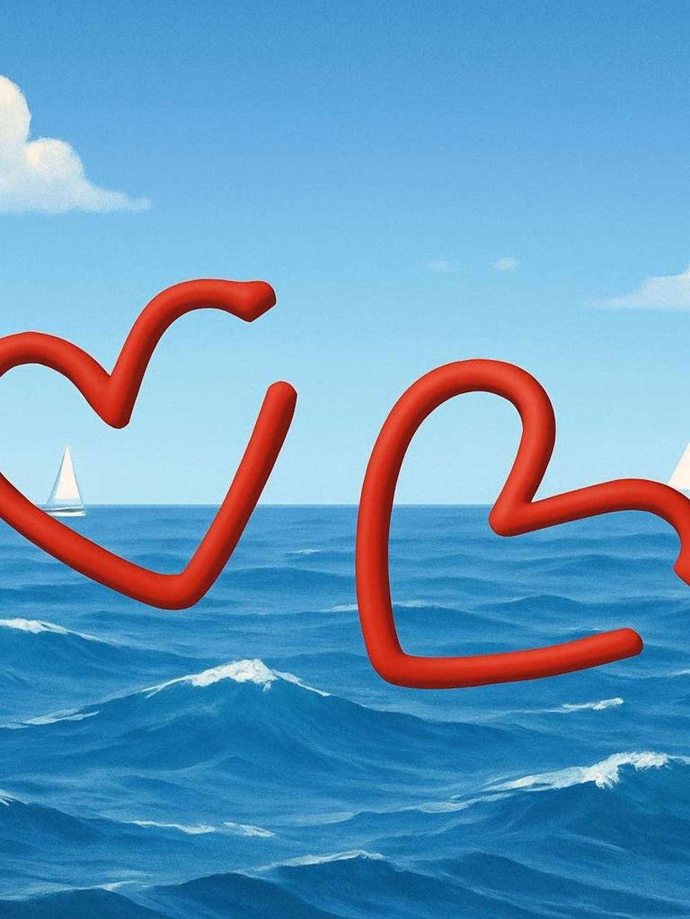 Elegant Red Heart Earrings Jewelry